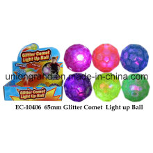 65mm Glitter Comet Light Up Ball